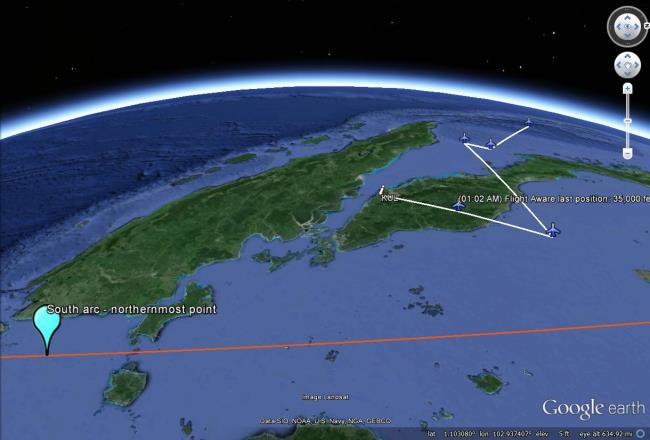 MH370 Path