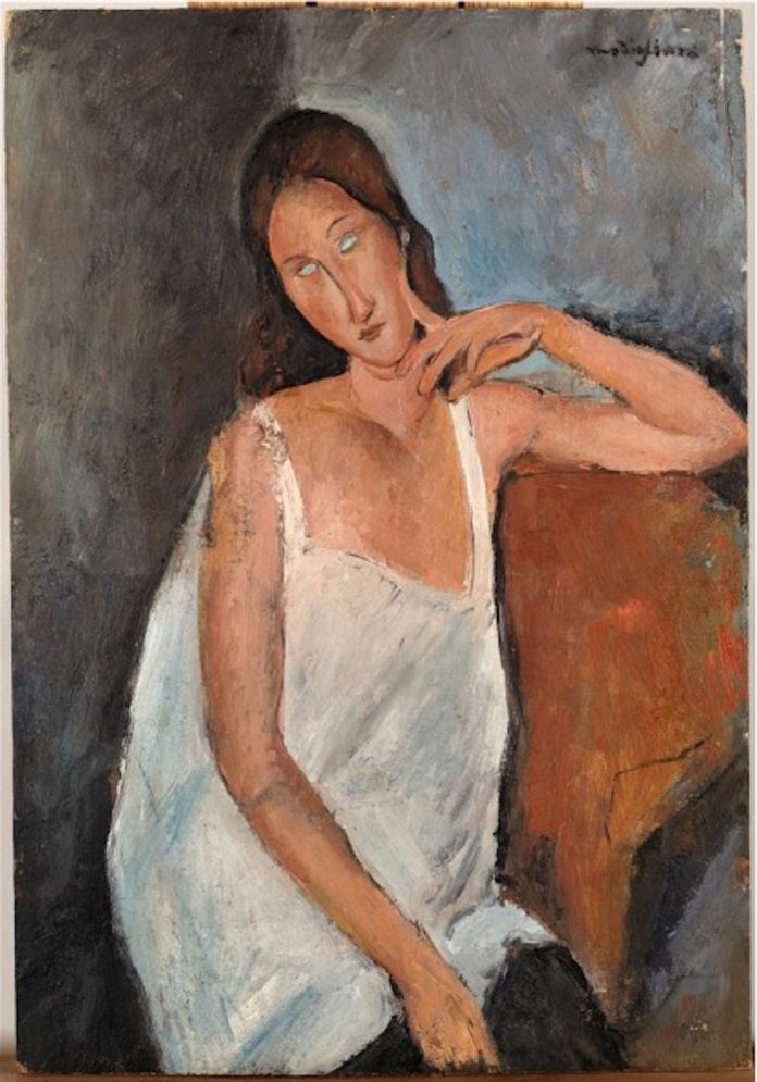 Handwritten Inscription Reveals Early Provenance of Unknown Modigliani Portrait